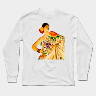 In Spanish a beautiful woman from Spain Long Sleeve T-Shirt